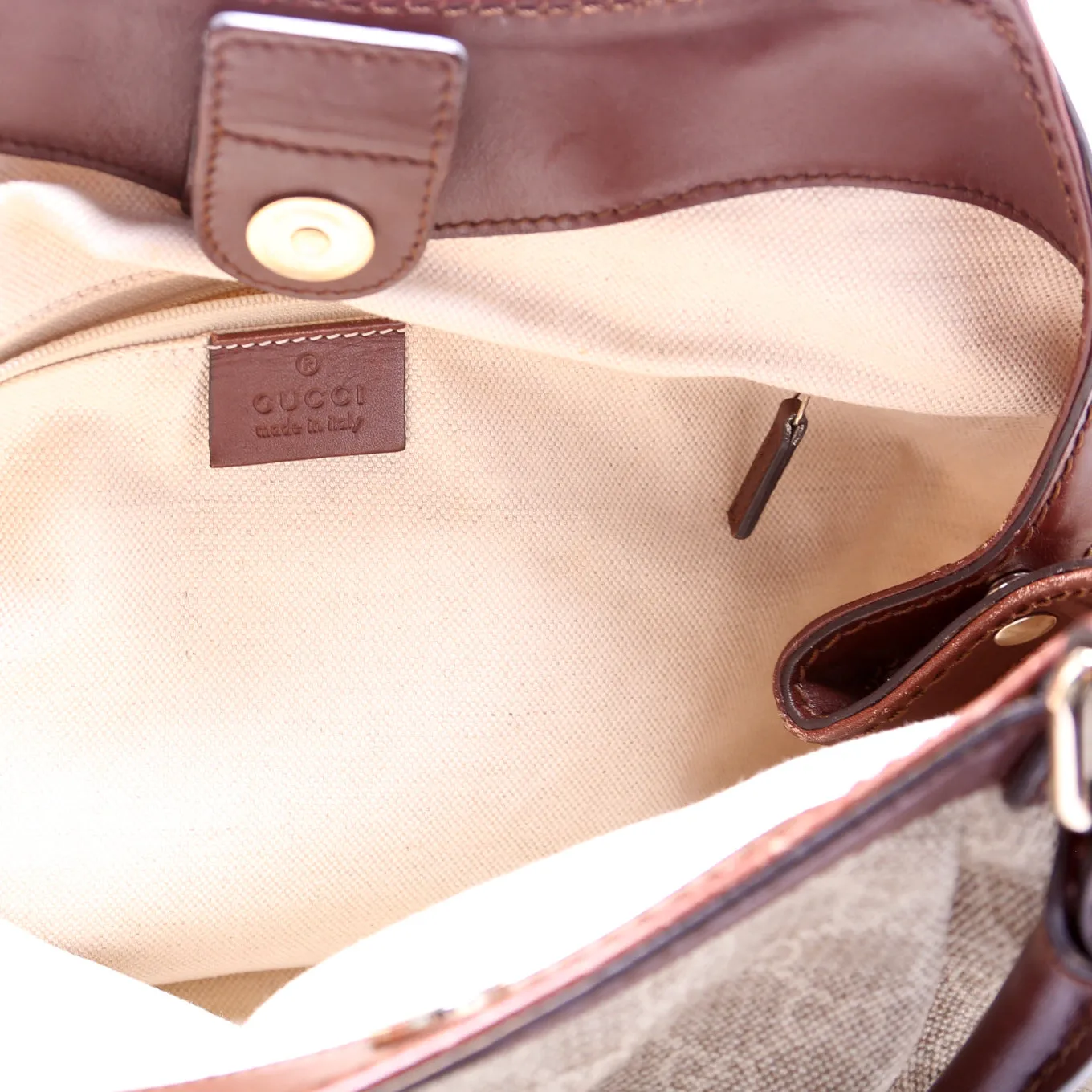 211944 Sukey GG Leather Medium Beige