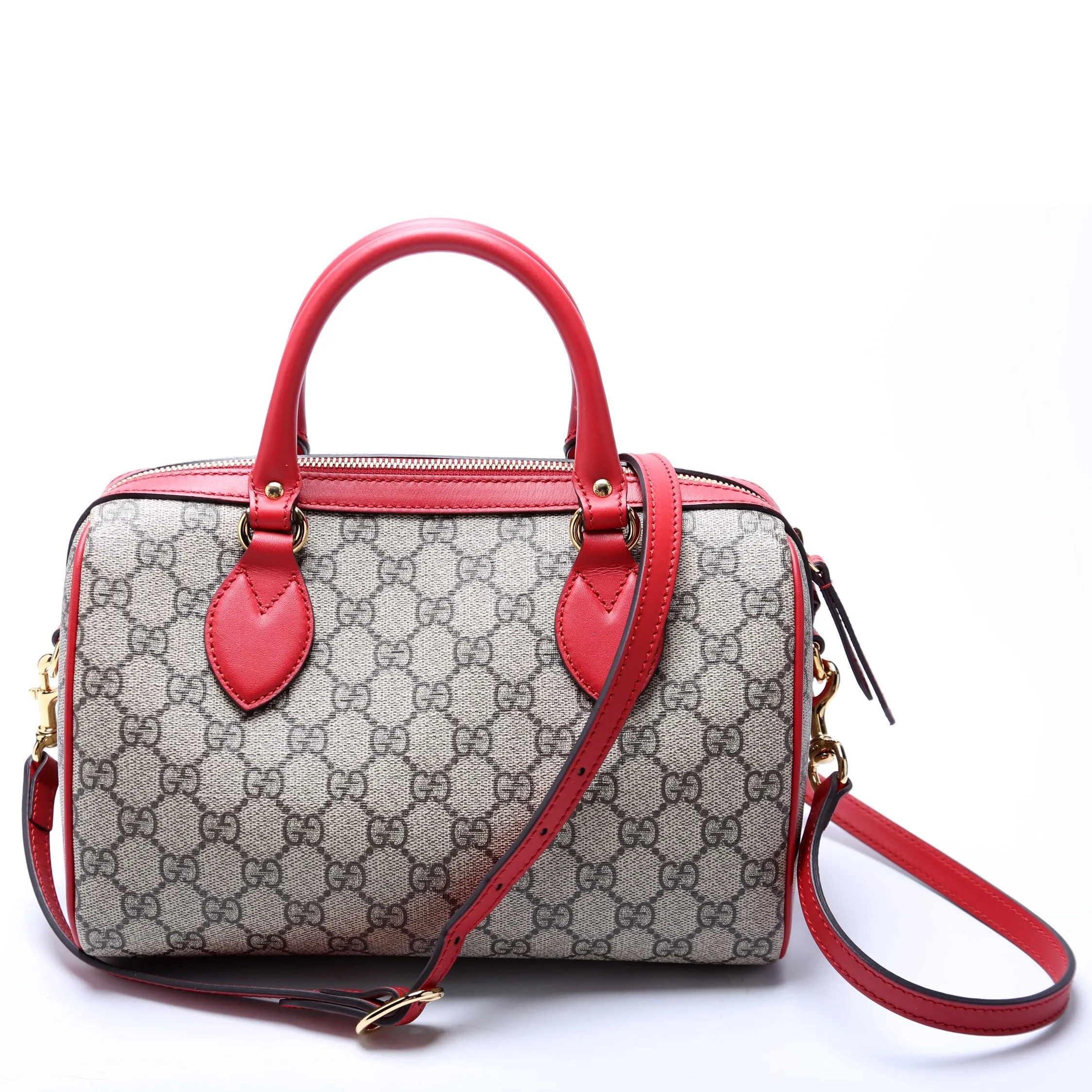 409529 GG Supreme Kingsnake Embellished Boston Bag Small