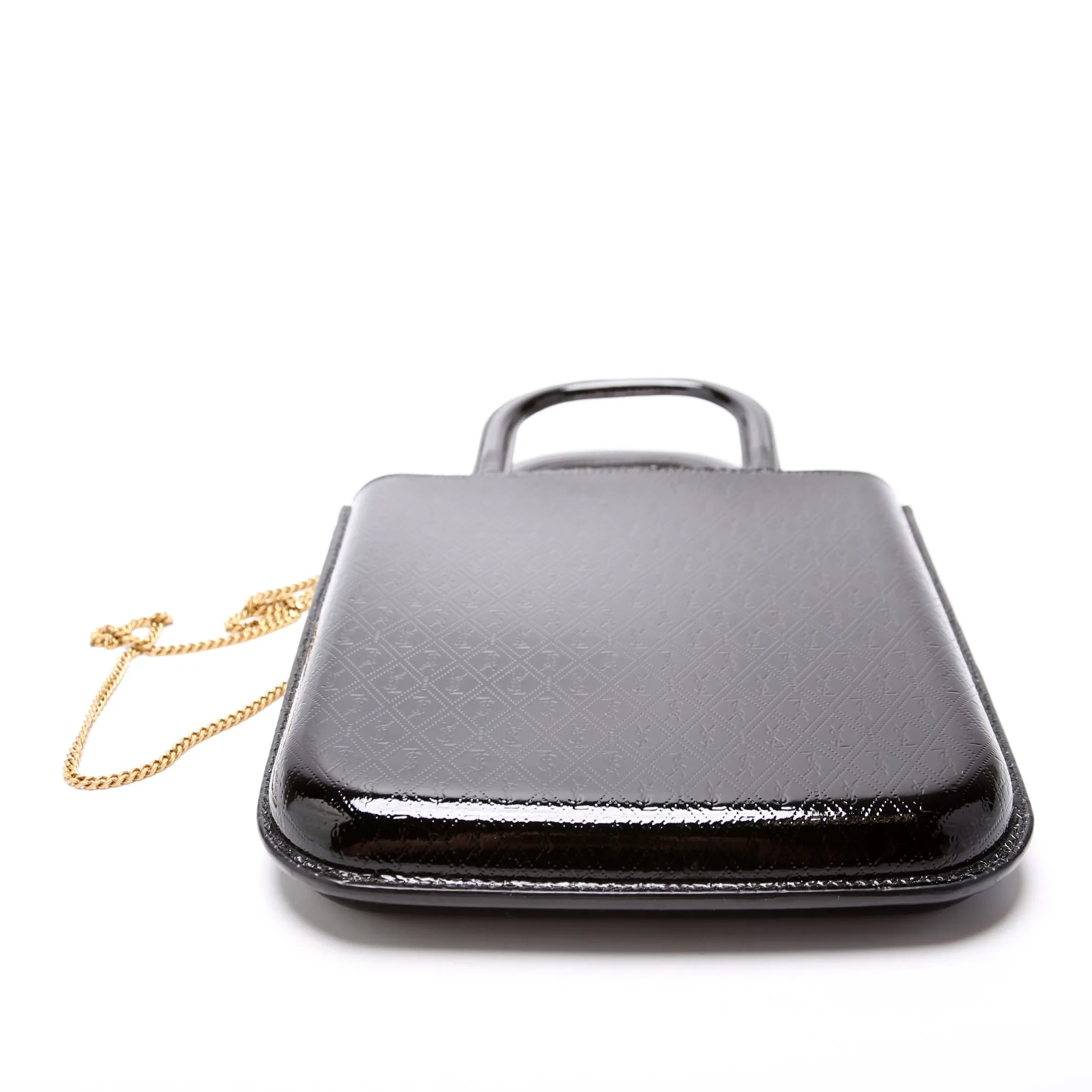 All Over Logo Embossed Mini Shopping Bag 715201