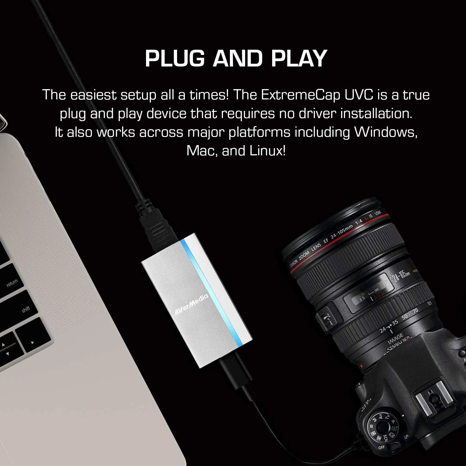 AVerMedia BU110 Video Capture HDMI to USB3.0 Converter