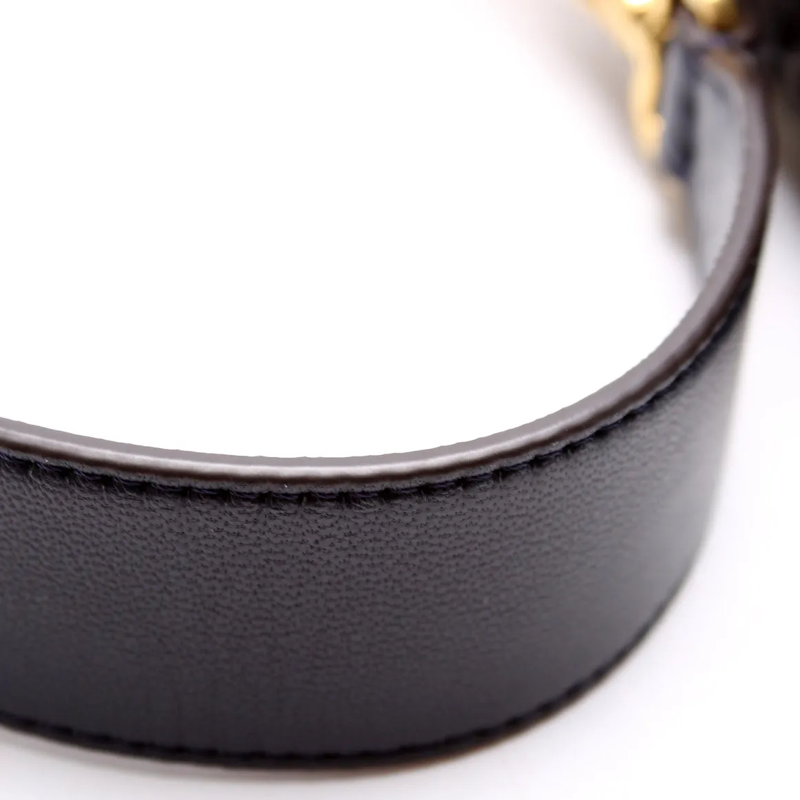 Baguette FF Embossed Nappa Navy