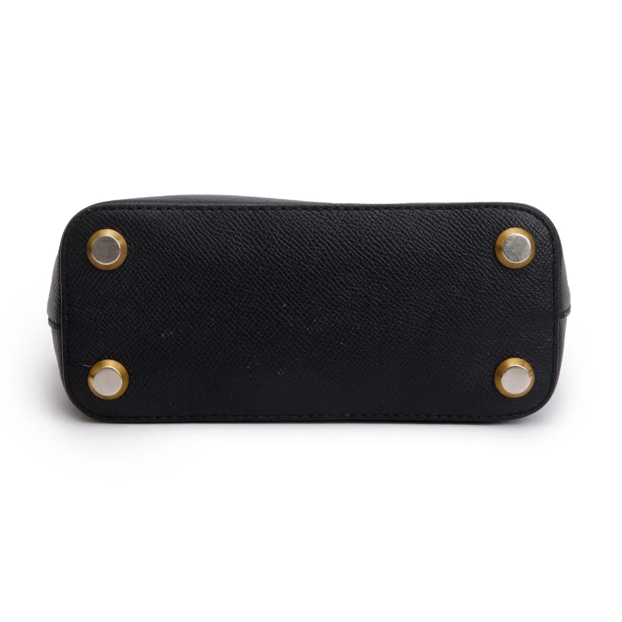 Balenciaga Black Leather XXS Ville Top Handle Bag