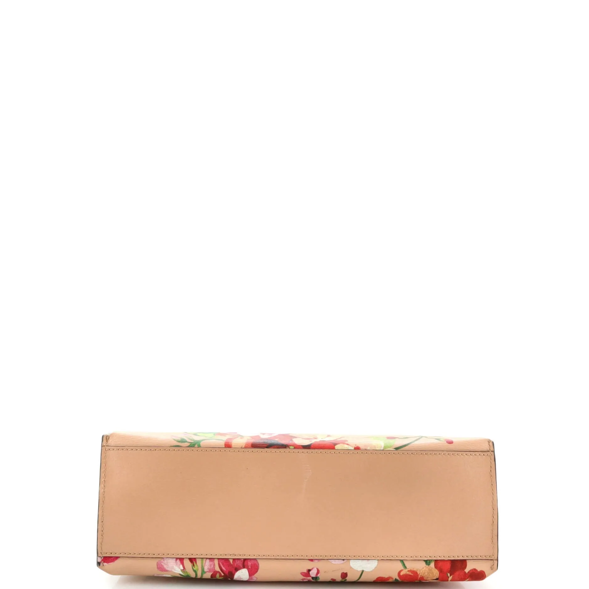 Bamboo Daily Top Handle Bag Blooms Print Leather Small