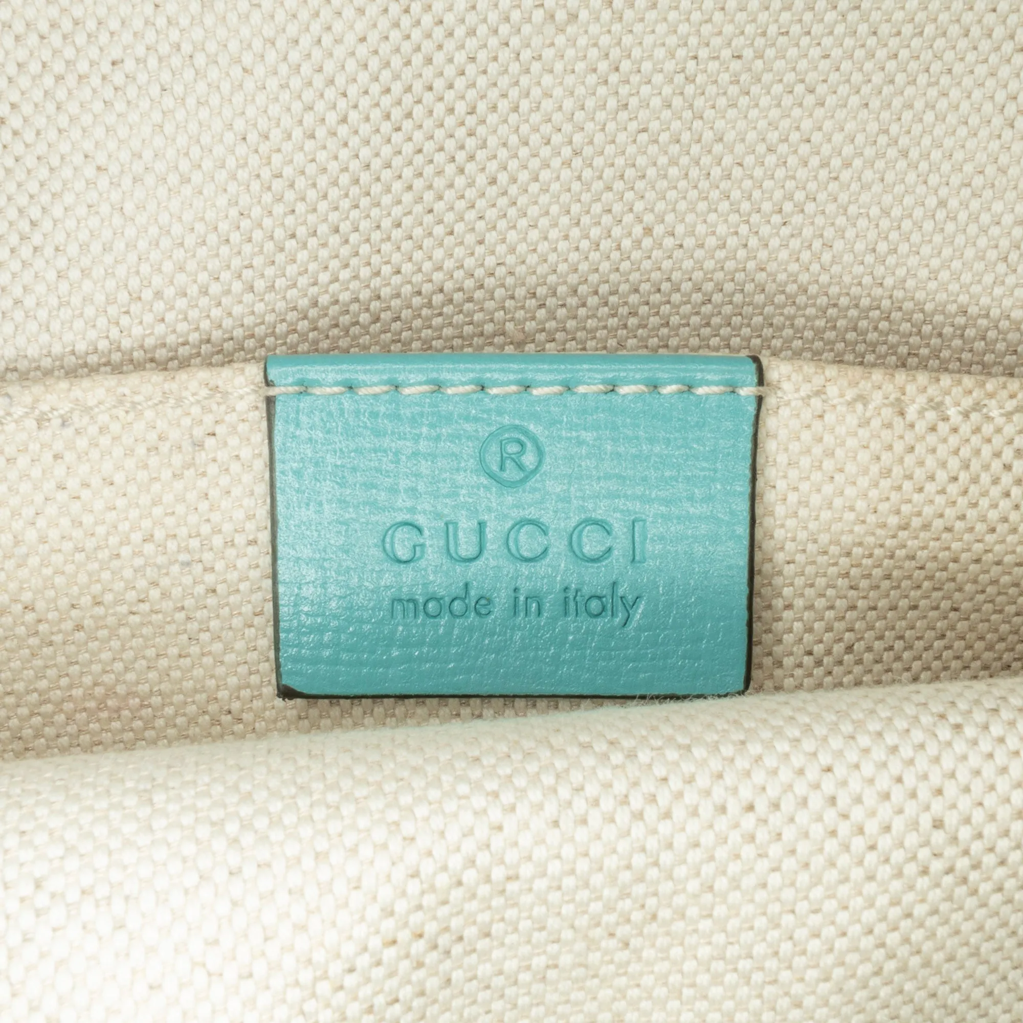 Blue Gucci Mini Raffia Horsebit 1955 Top Handle Bag Satchel