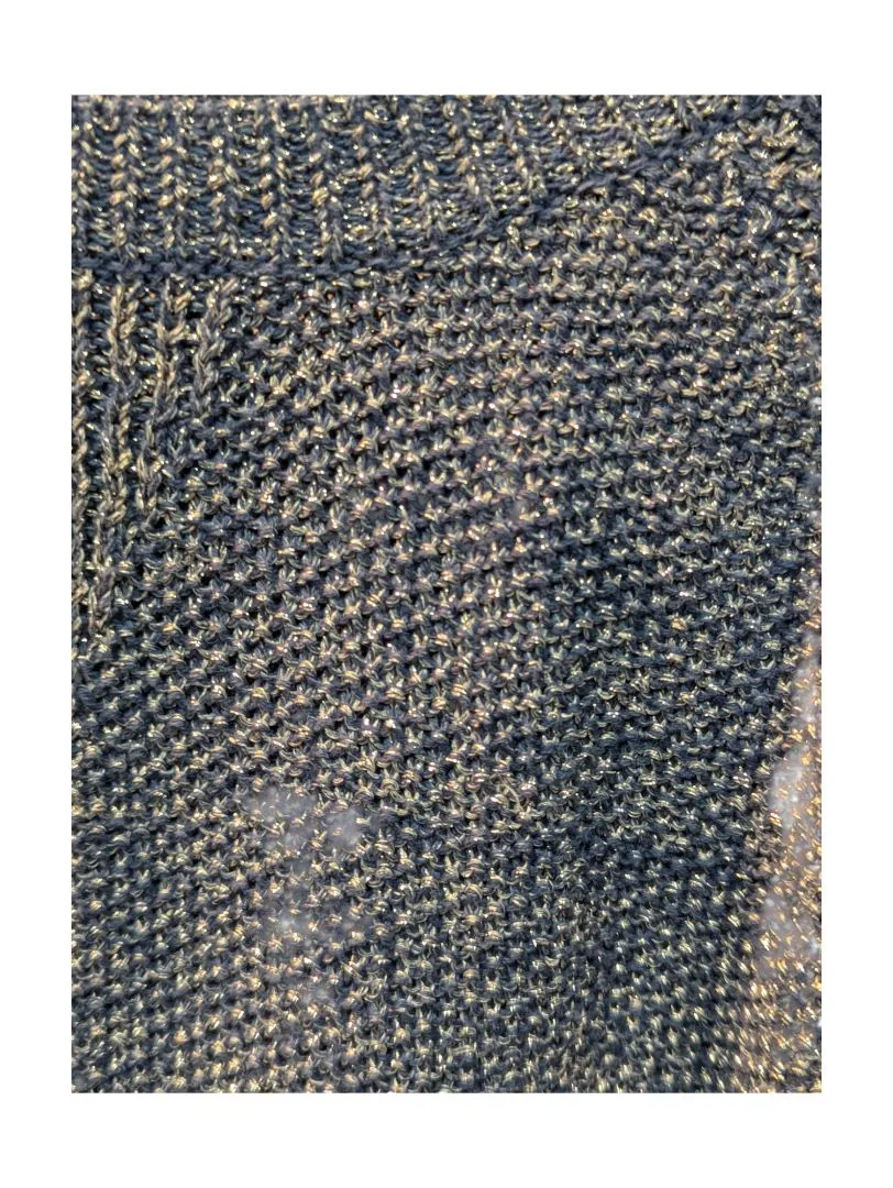 Blue Shimmering Sweater Parkhurst Size M