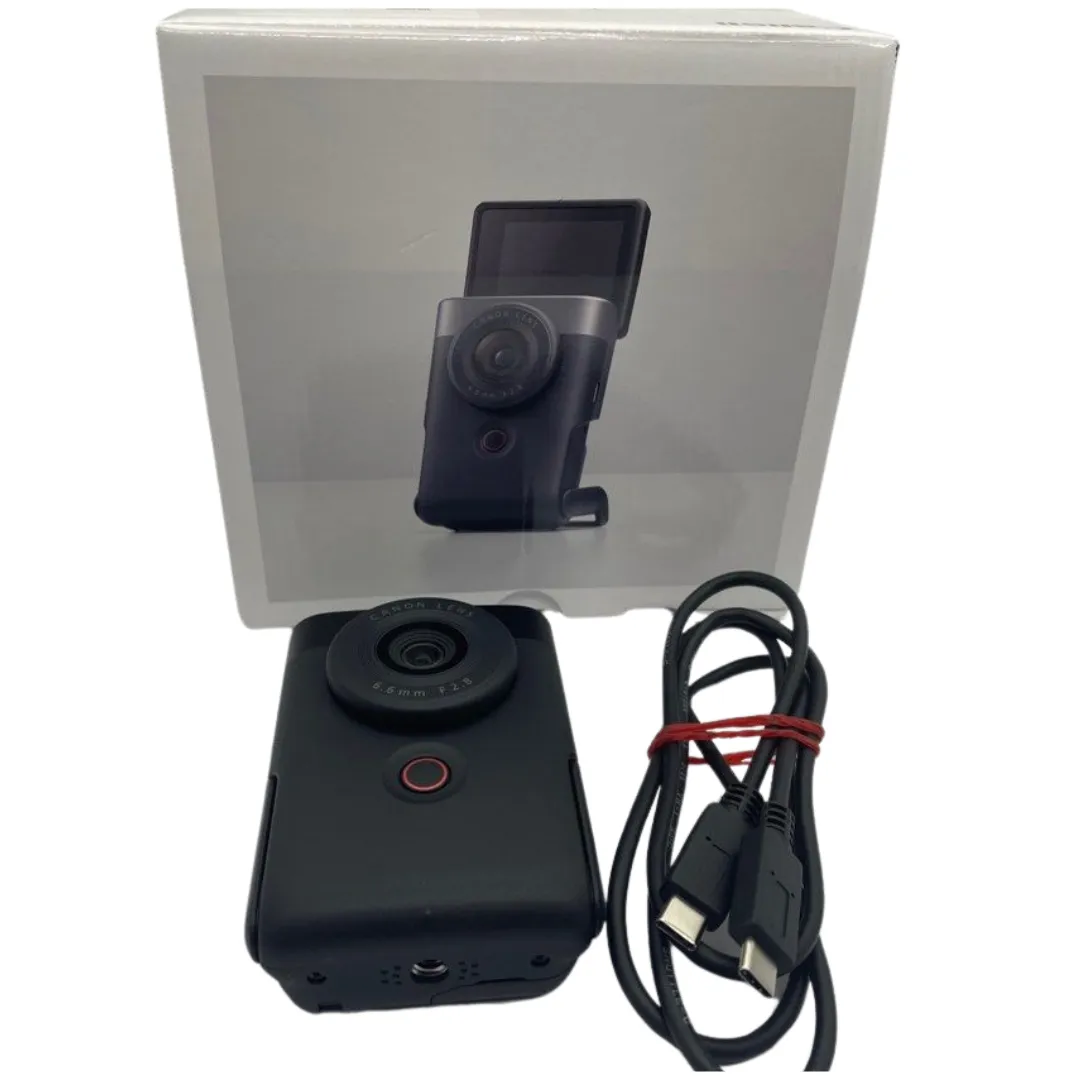 Canon PowerShot V10 Vlog Camera Black