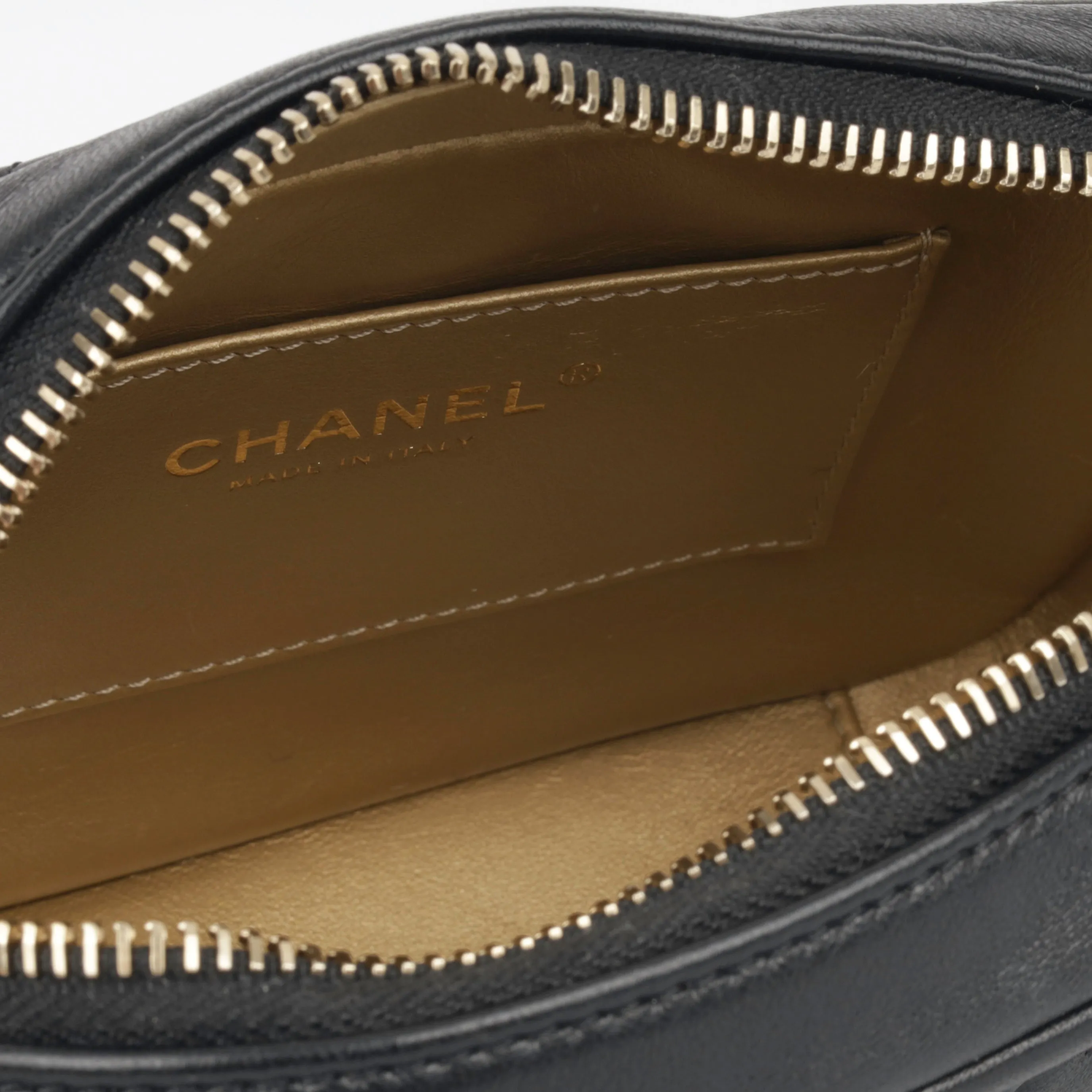 Chanel Mini Camera Pearl Crush - Black Lambskin
