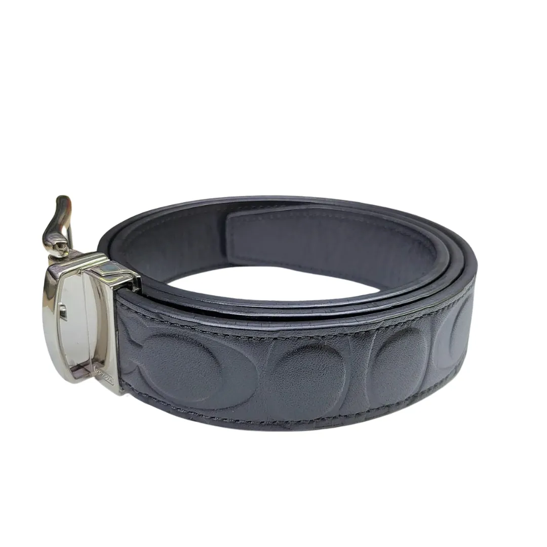 Coach Signature Reversible Leather Belt 100cm