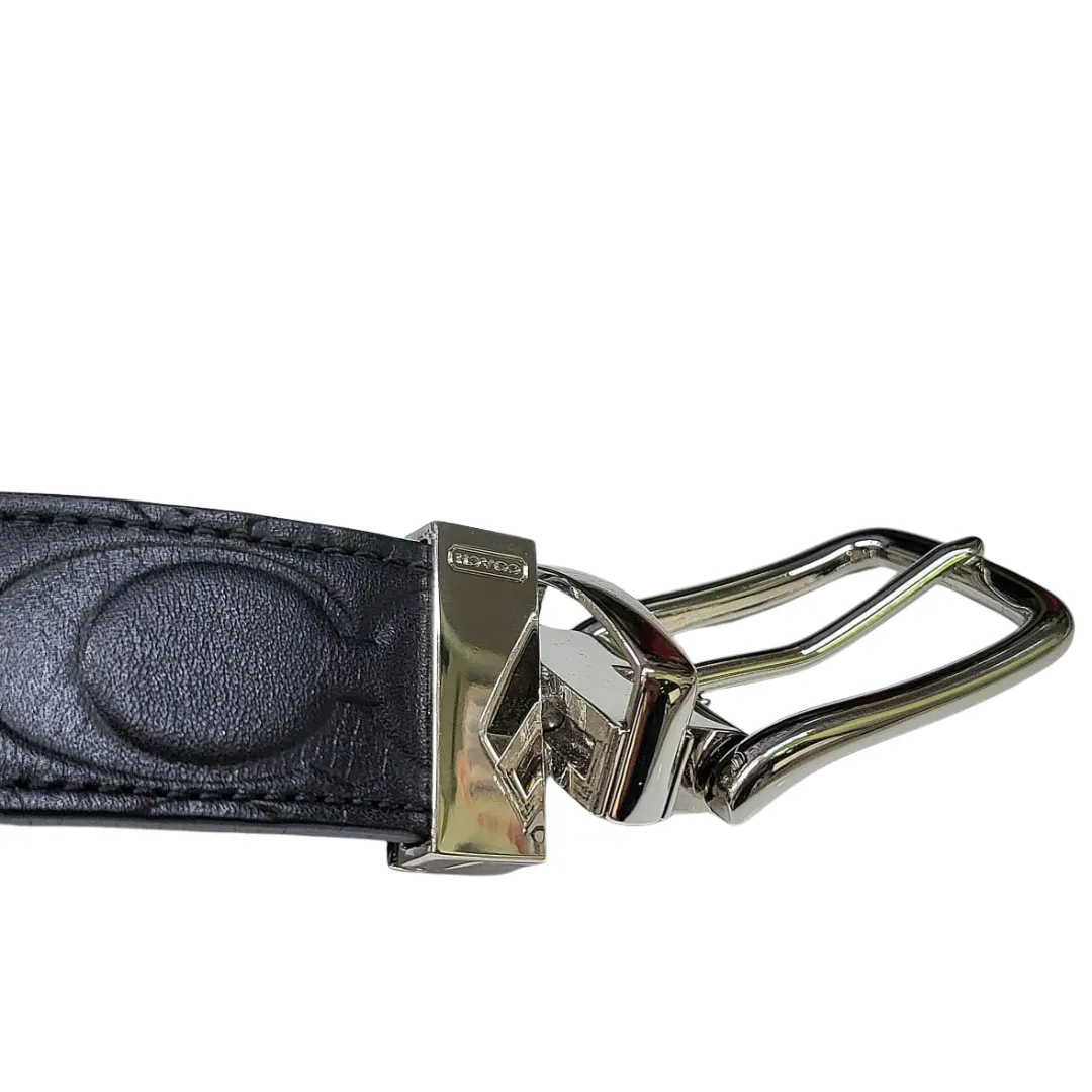 Coach Signature Reversible Leather Belt 100cm
