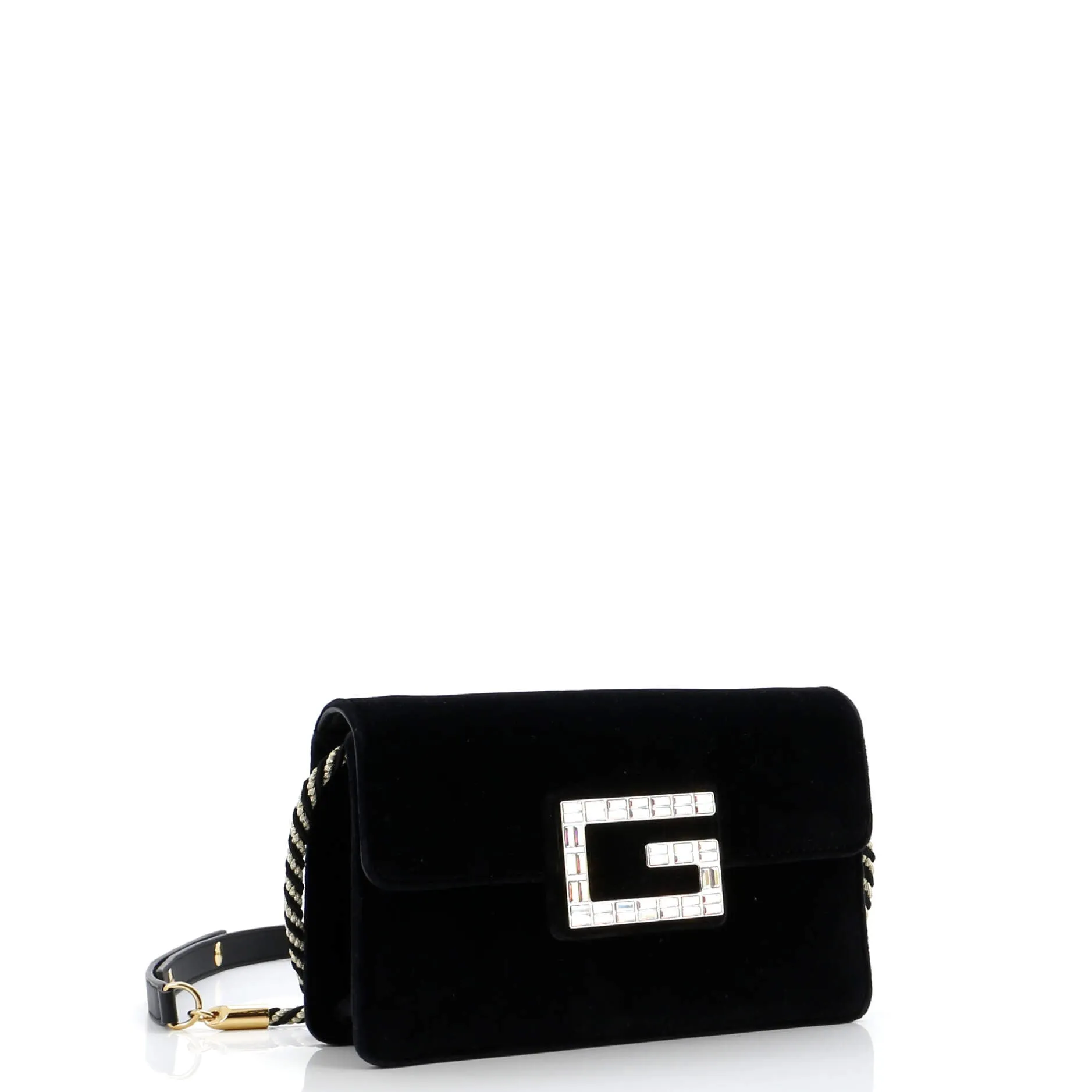 Gucci G Broadway Shoulder Bag Velvet