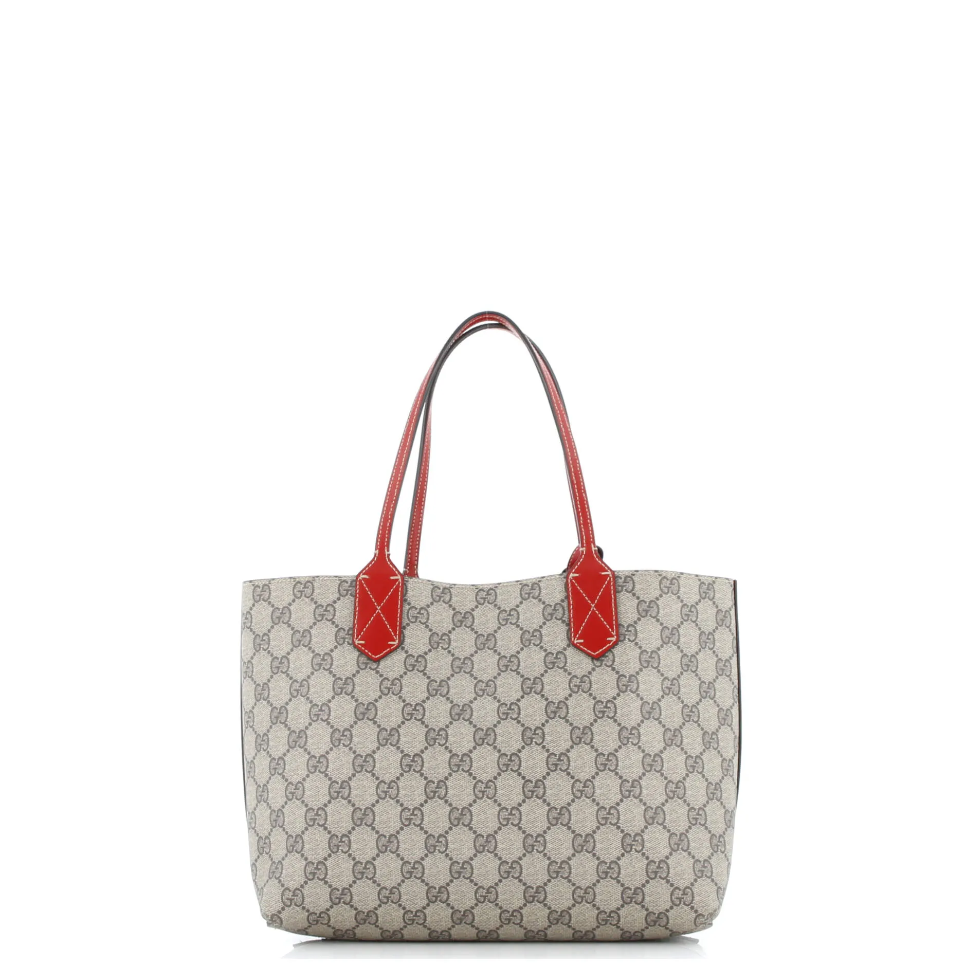 Gucci Reversible Tote Gg Print Leather