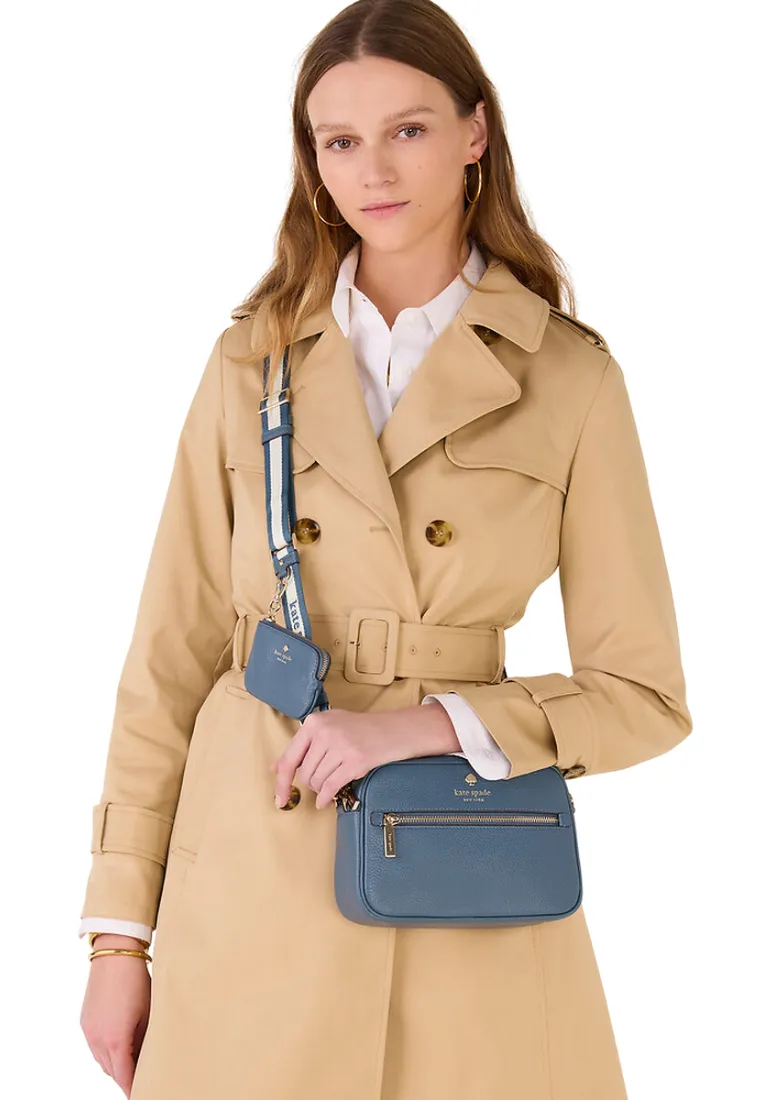 Kate Spade Emma Camera Crossbody Bag In Blue Stone KK072