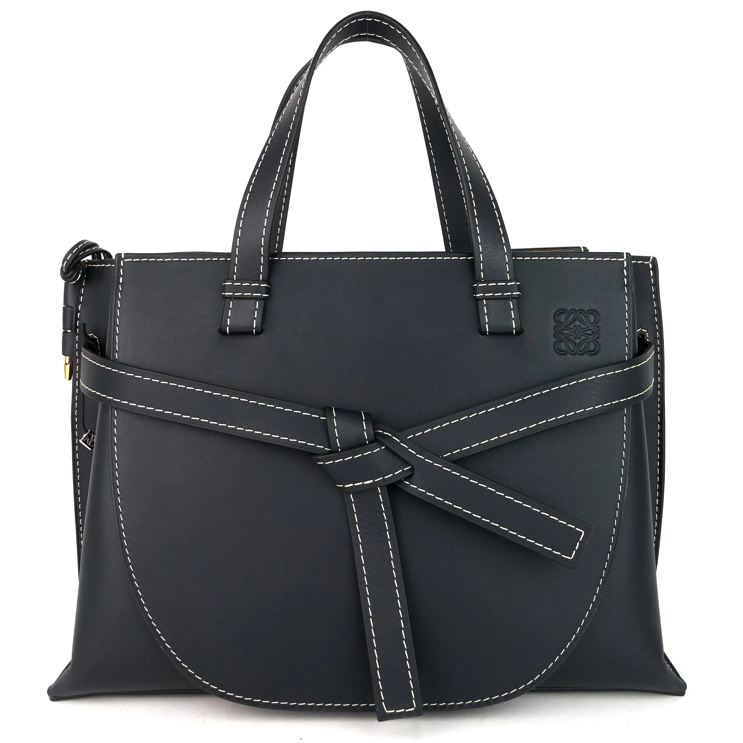 Loewe Gate Top Handle Small Calf Leather Tote Bag