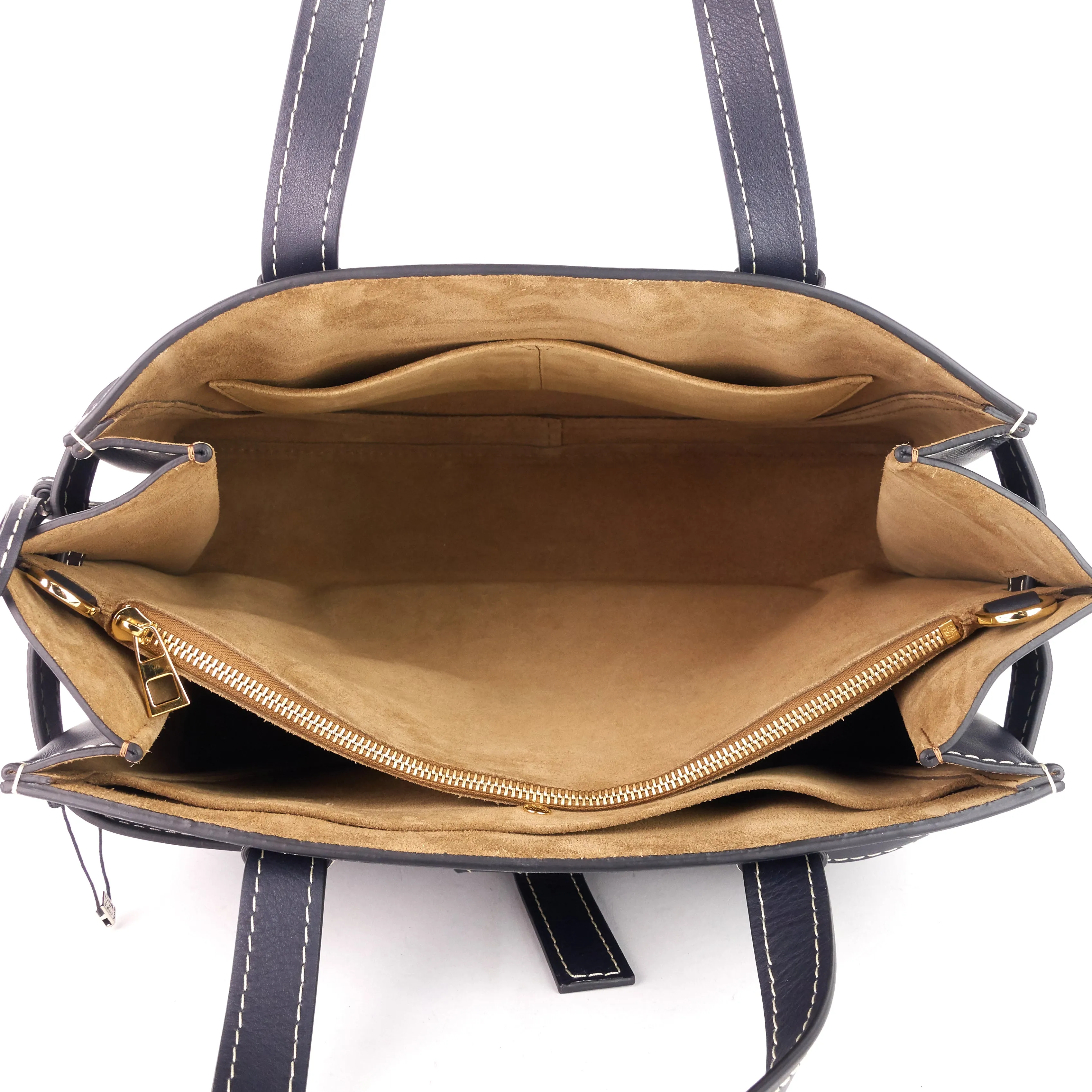 Loewe Gate Top Handle Small Calf Leather Tote Bag