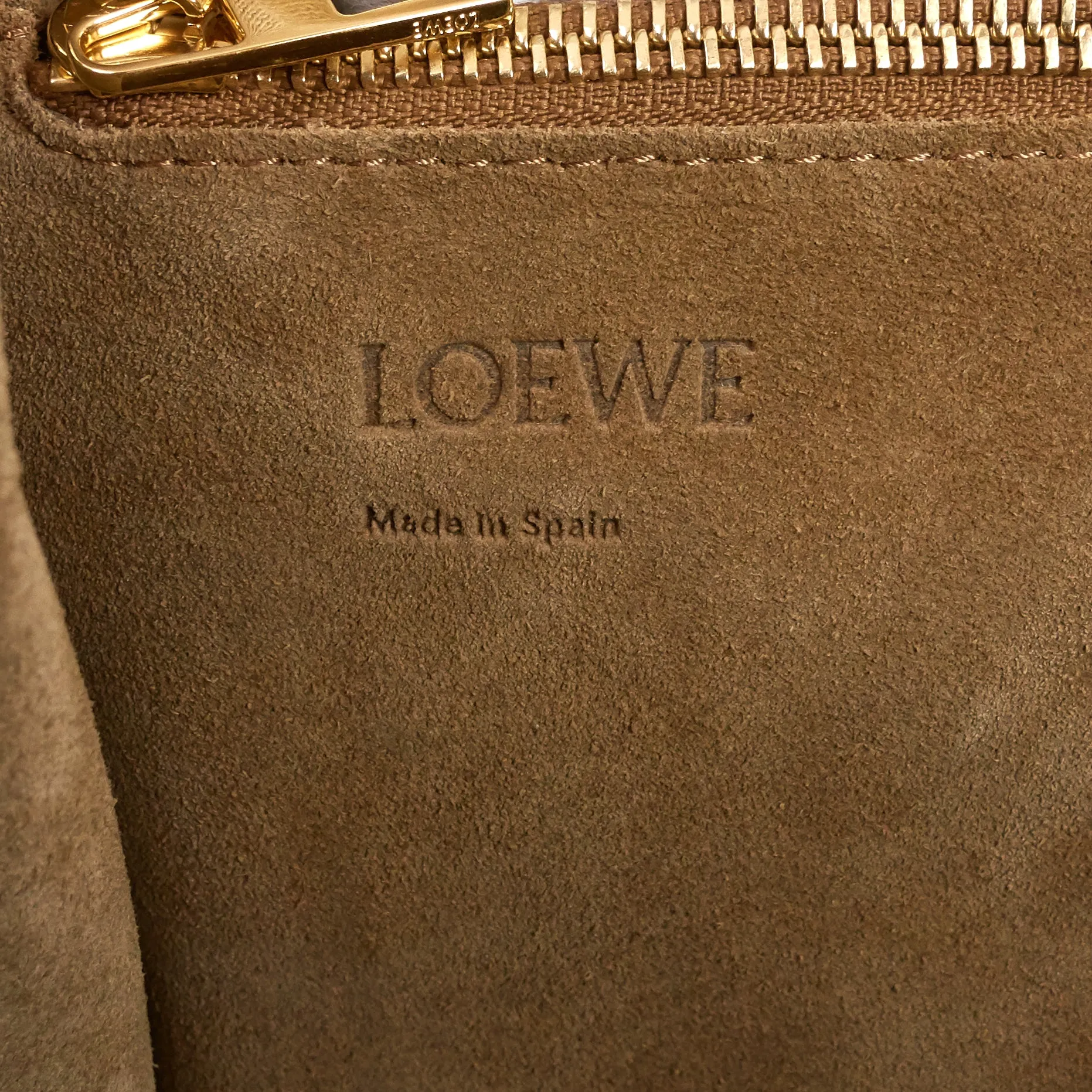 Loewe Gate Top Handle Small Calf Leather Tote Bag