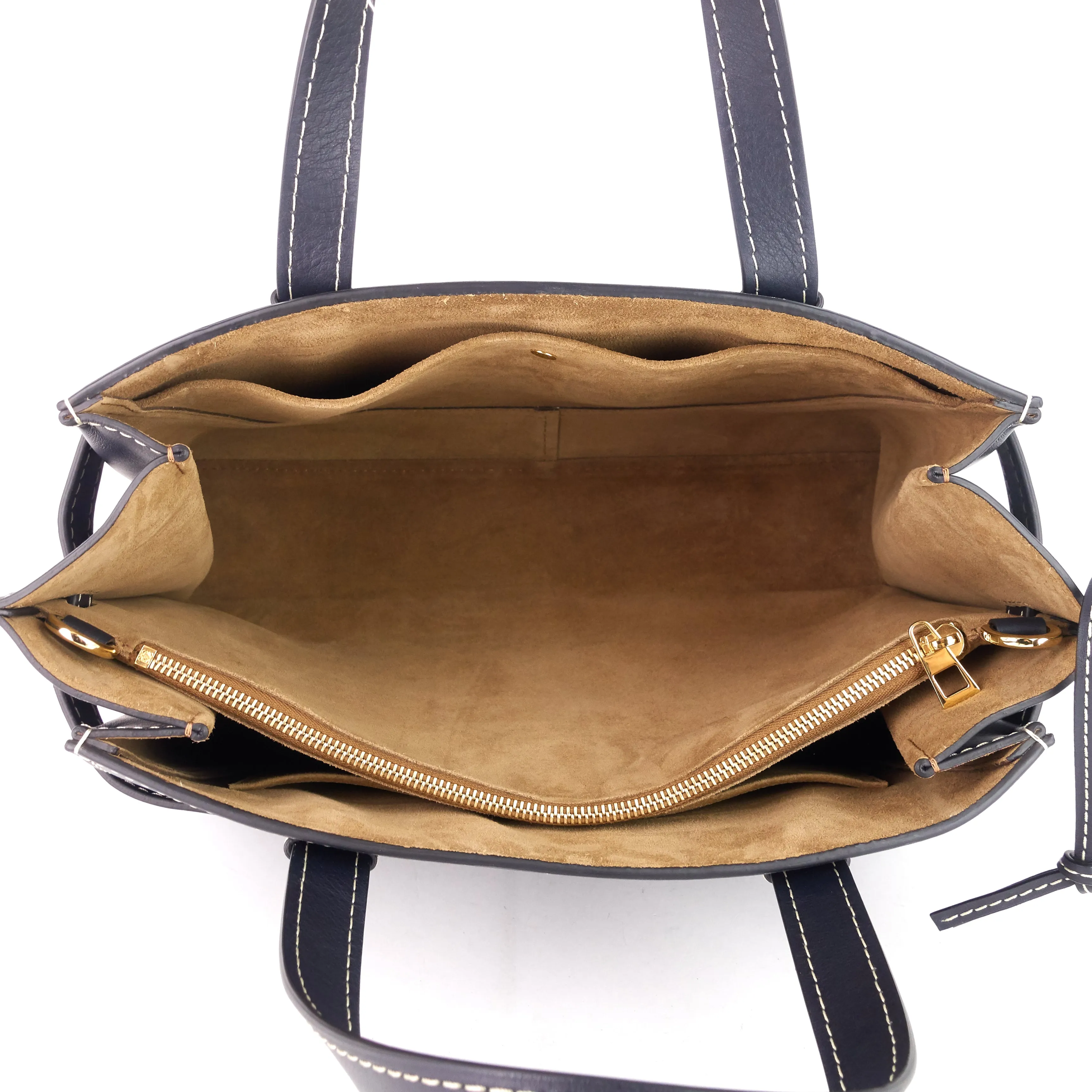 Loewe Gate Top Handle Small Calf Leather Tote Bag