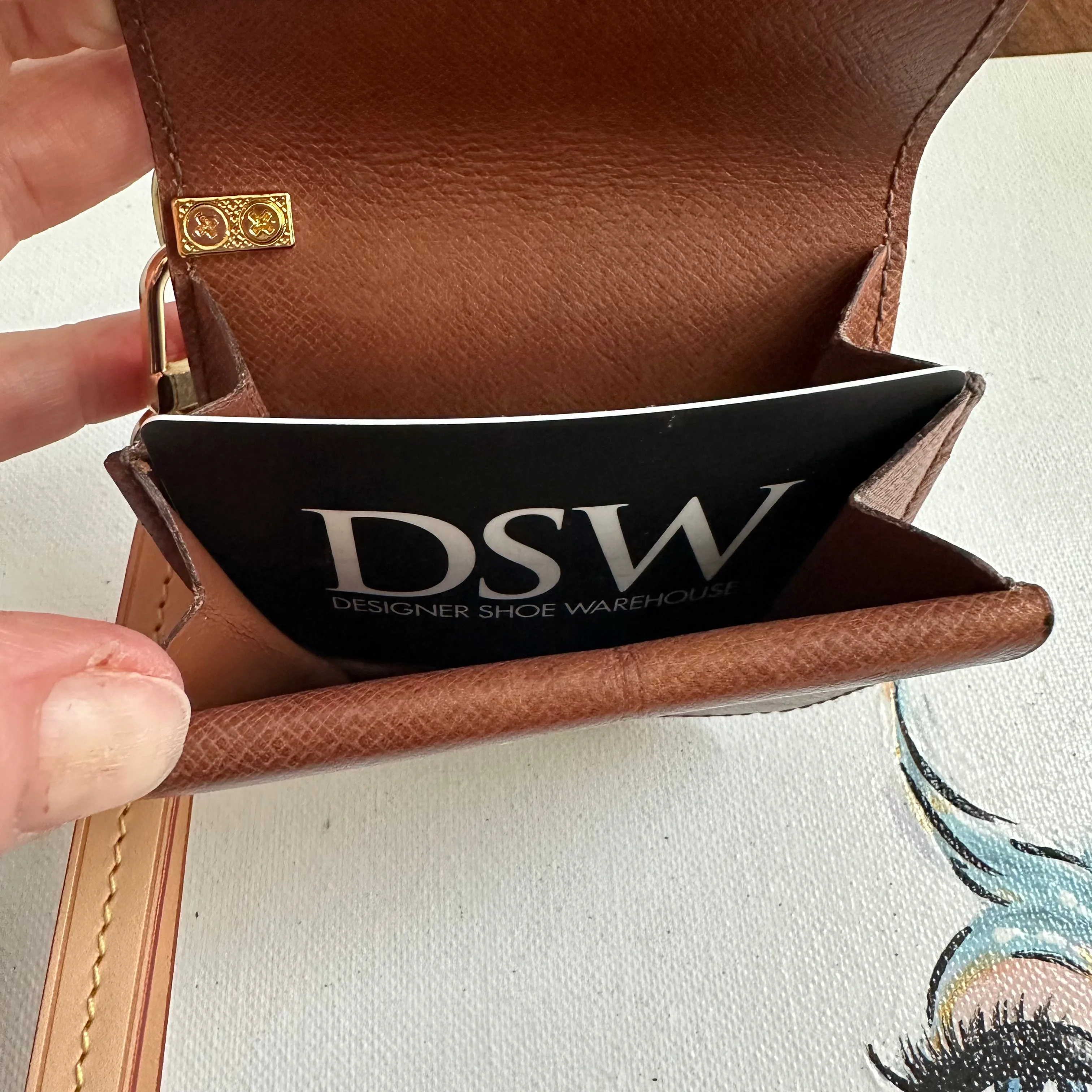 LV Monogram Coin Purse Wristlet