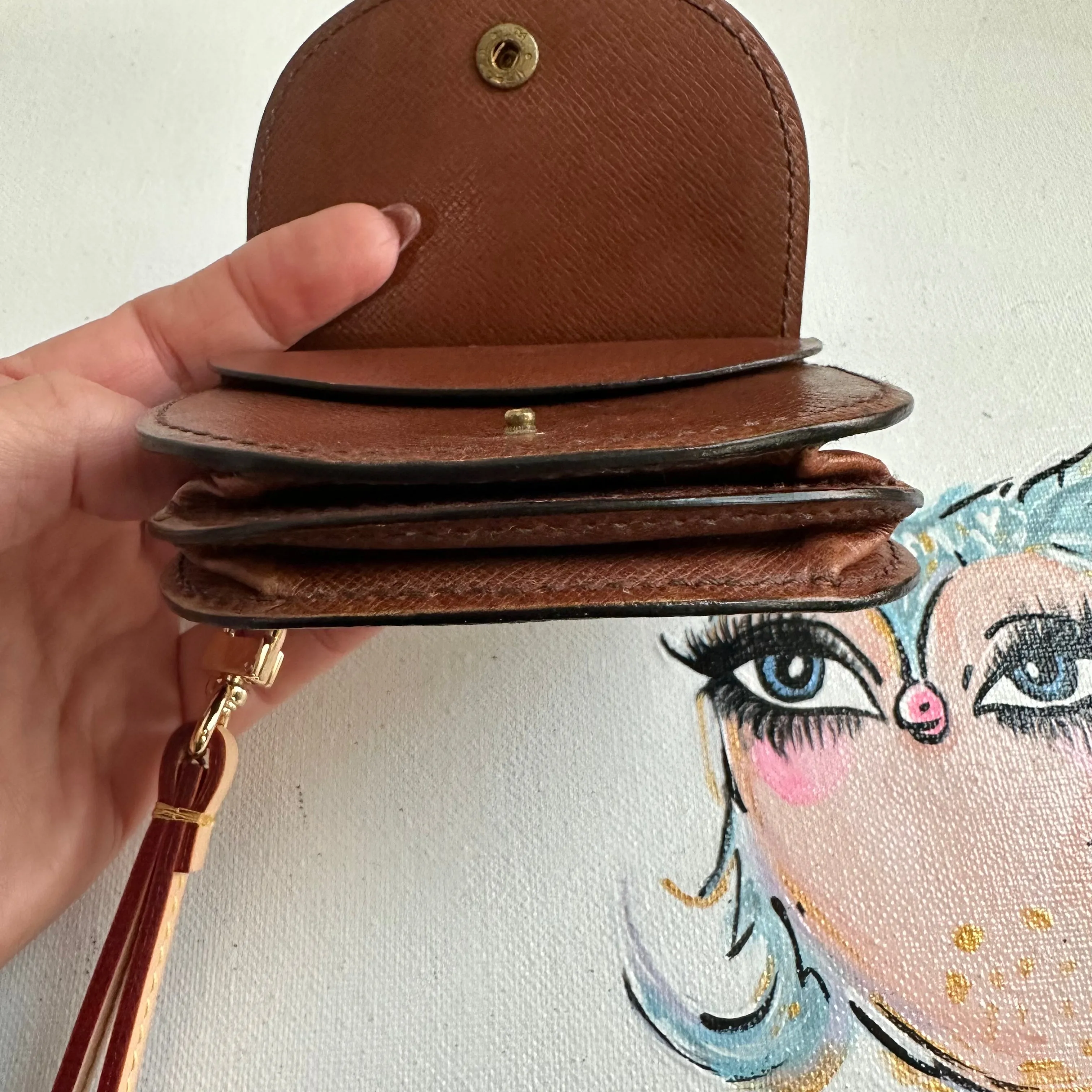 LV Monogram Coin Purse Wristlet