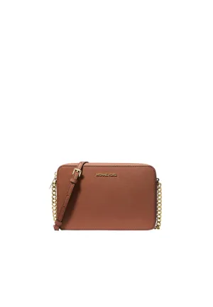 Michael Kors Jet Set Item Large EW Crossbody Bag 35T8GTTC9L In Luggage