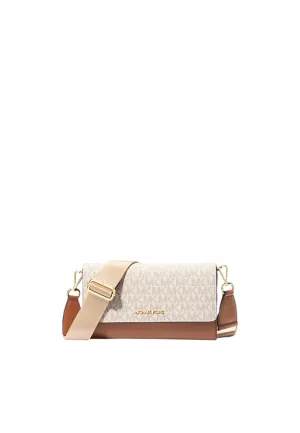 Michael Kors Jet Set Large Smartphone Convertible Crossbody Bag In Vanilla 35S4GTTC7B