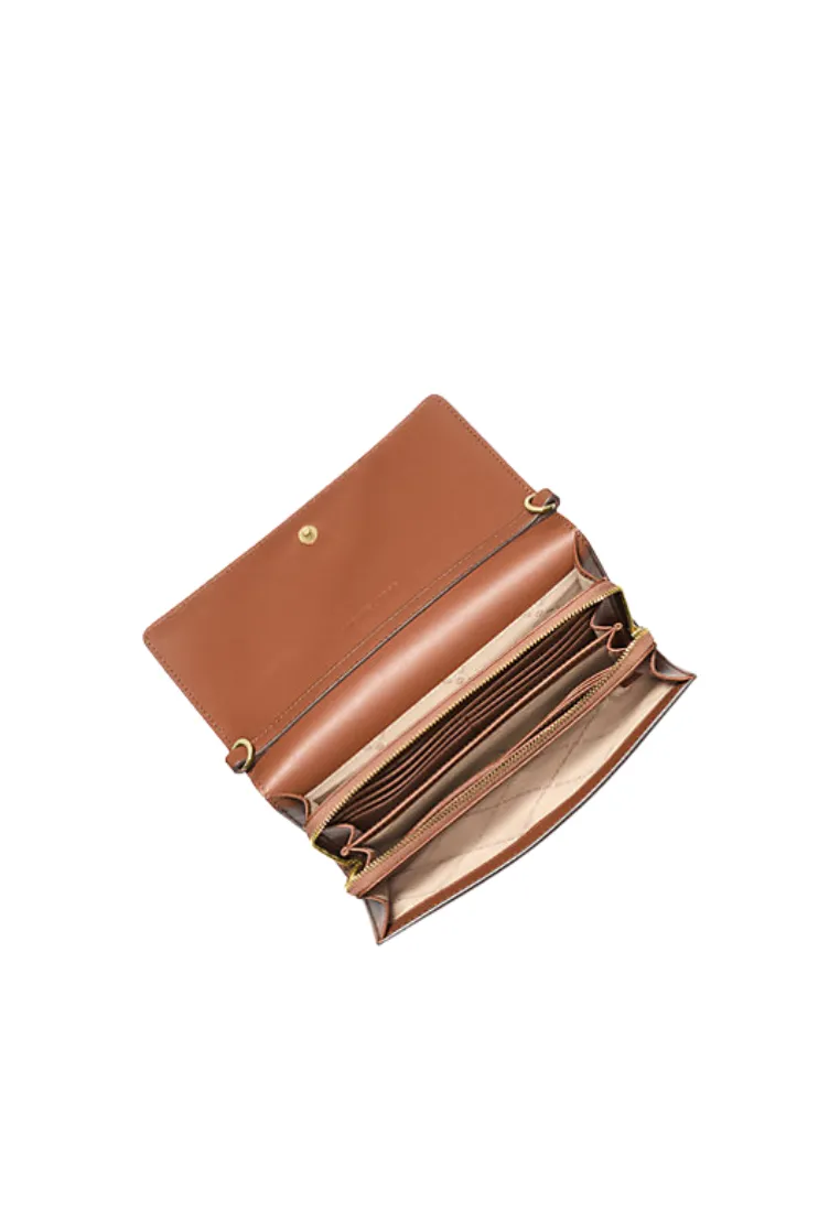Michael Kors Jet Set Large Smartphone Convertible Crossbody Bag In Vanilla 35S4GTTC7B