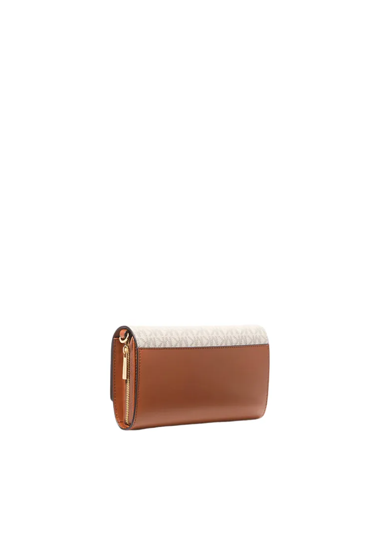 Michael Kors Jet Set Large Smartphone Convertible Crossbody Bag In Vanilla 35S4GTTC7B