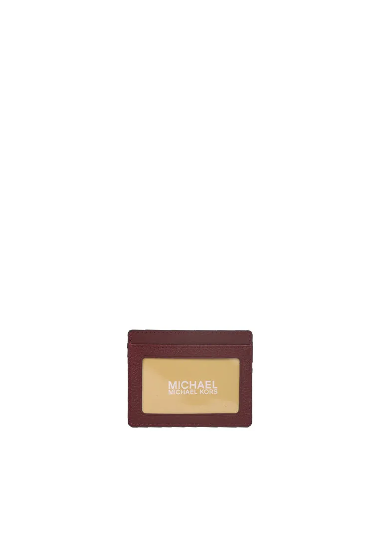 Michael Kors Jet Set Travel Card Case In Oxblood 35R4GTVD9L