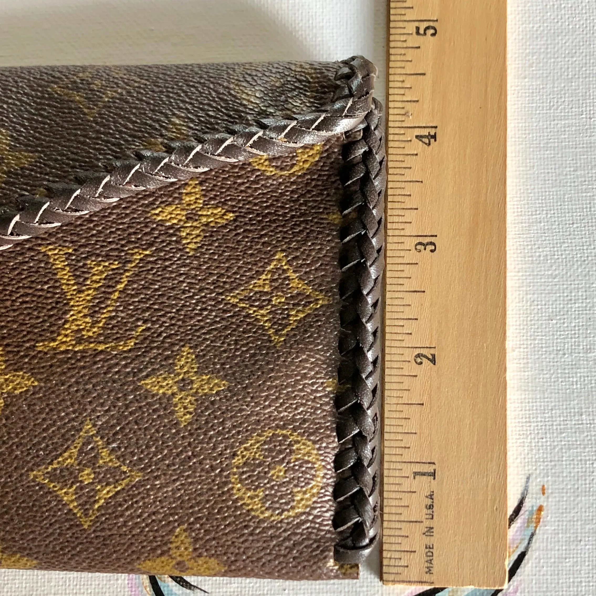 The Fanny Pack Wren in Monogram - Fanny Pack/Crossbody/Wristlet/Clutch Bag