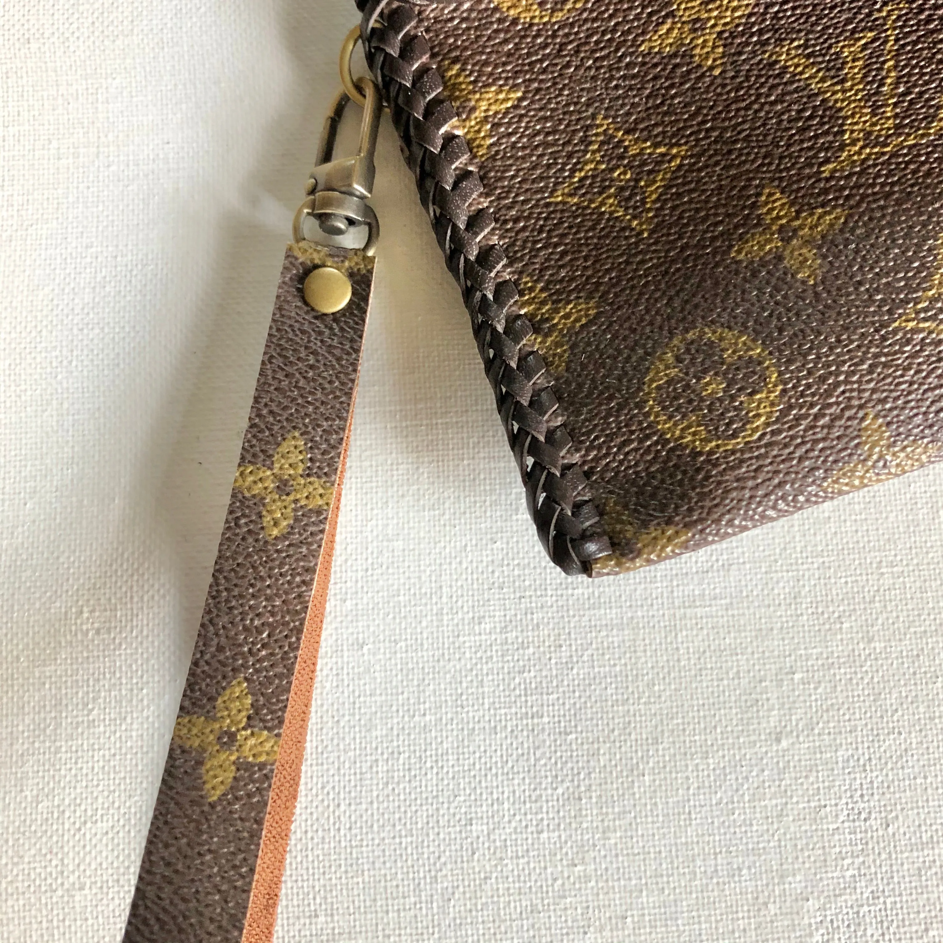 The Fanny Pack Wren in Monogram - Fanny Pack/Crossbody/Wristlet/Clutch Bag
