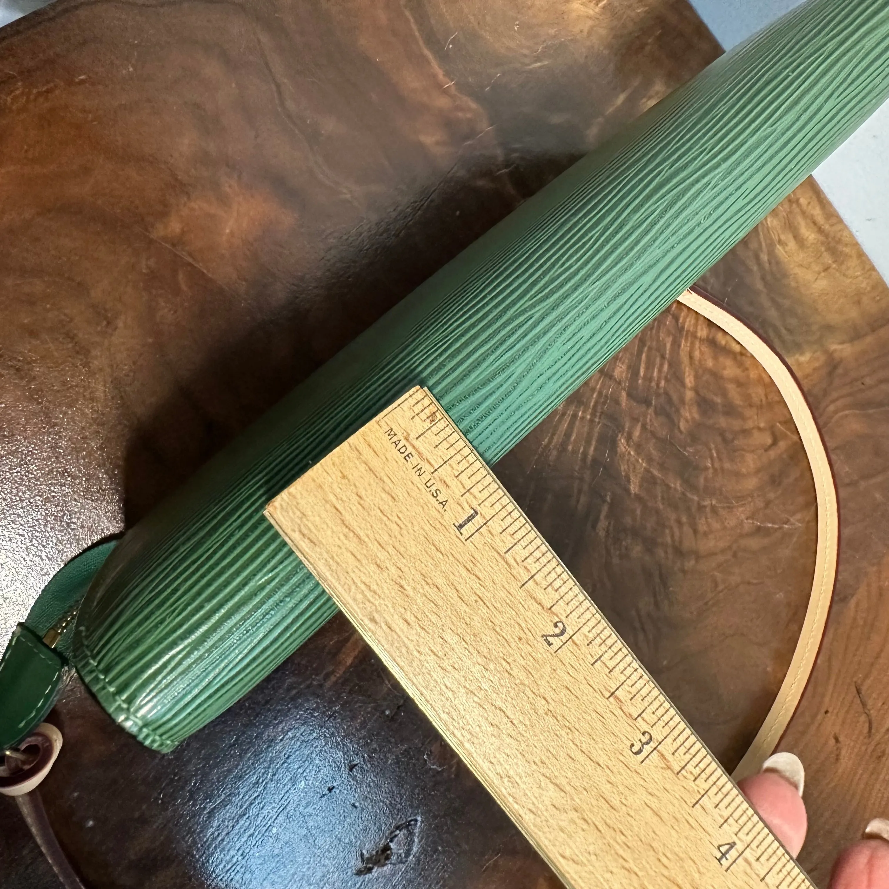 The Junco Handbag - Vintage LV Epi in Green