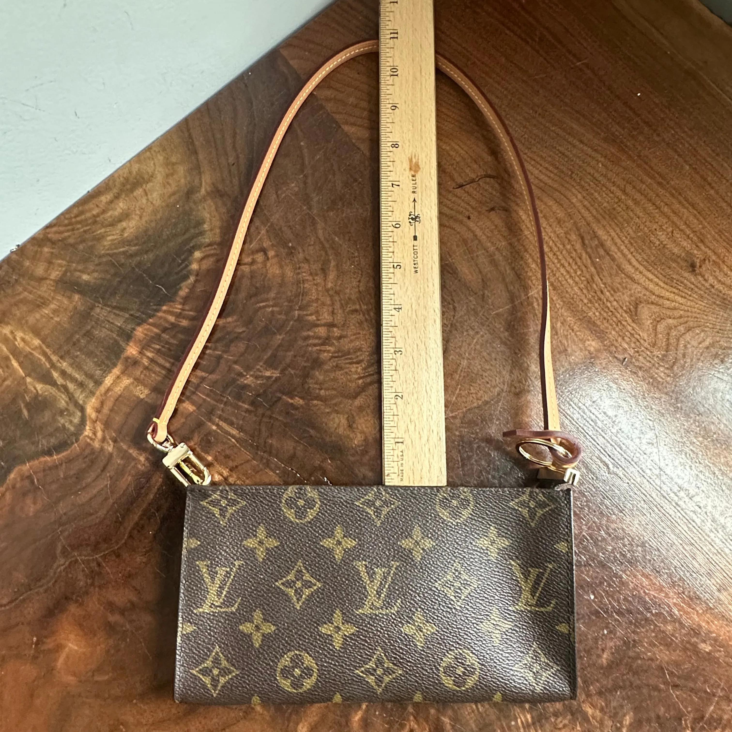 The Junco Wristlet - Vintage LV Monogram