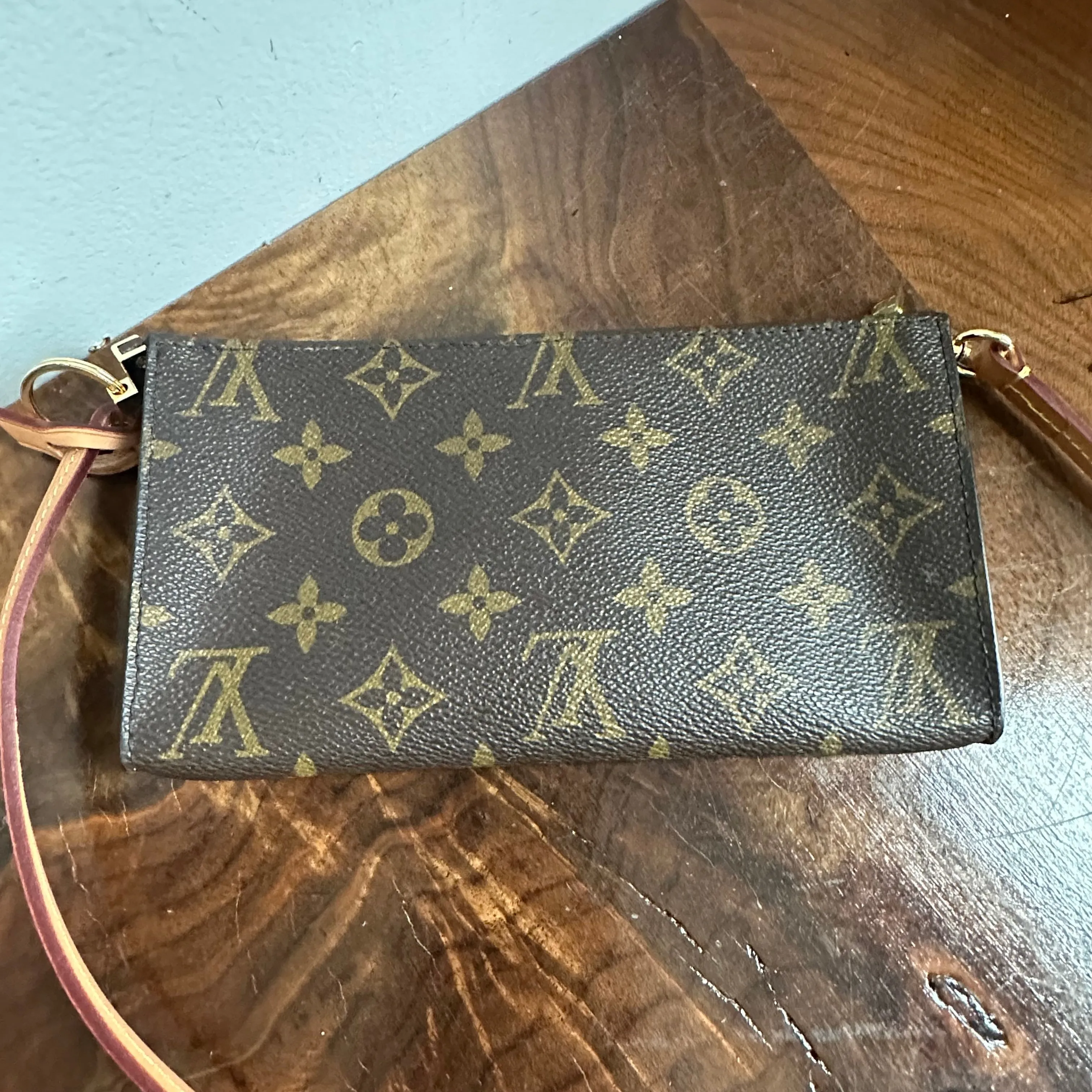 The Junco Wristlet - Vintage LV Monogram