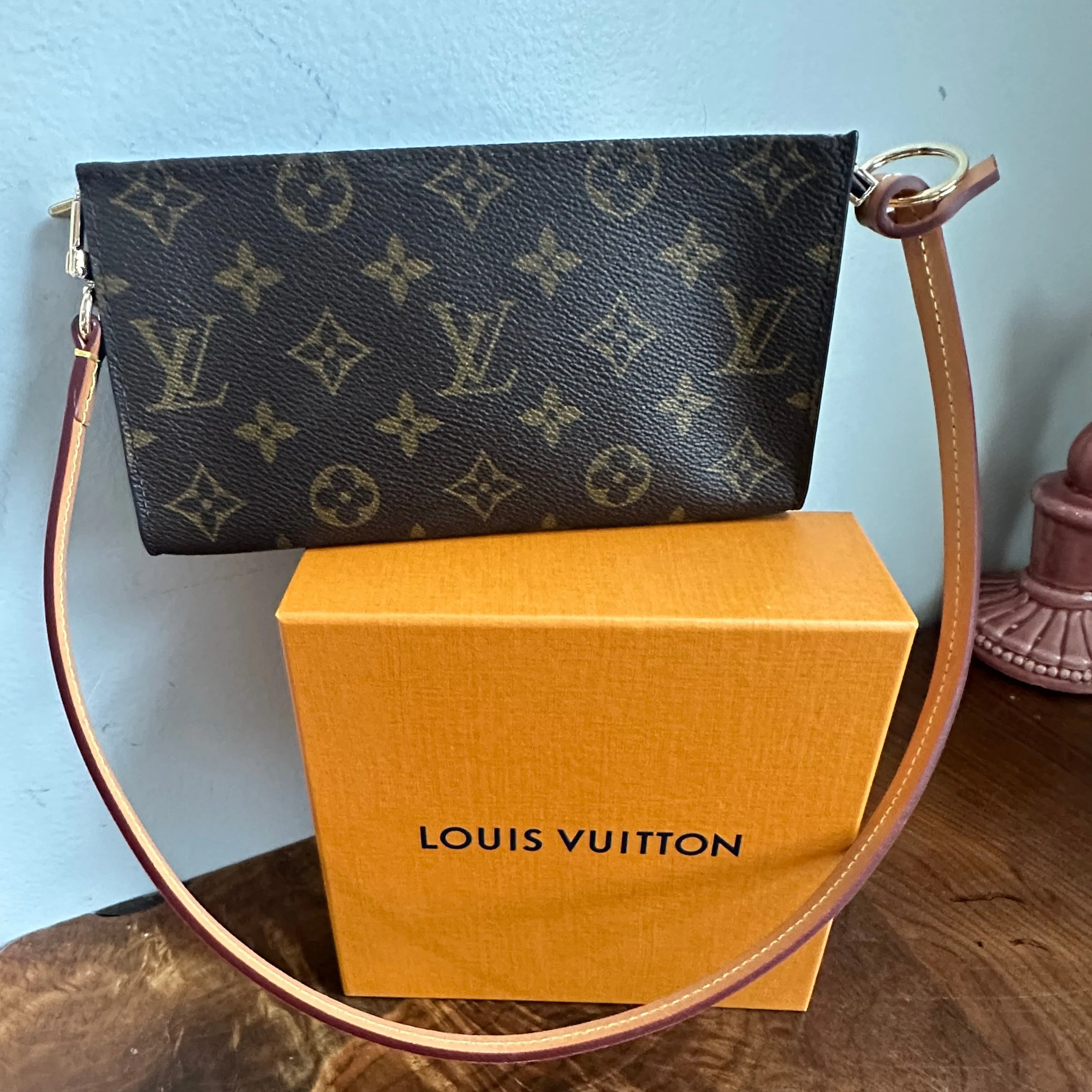 The Junco Wristlet - Vintage LV Monogram