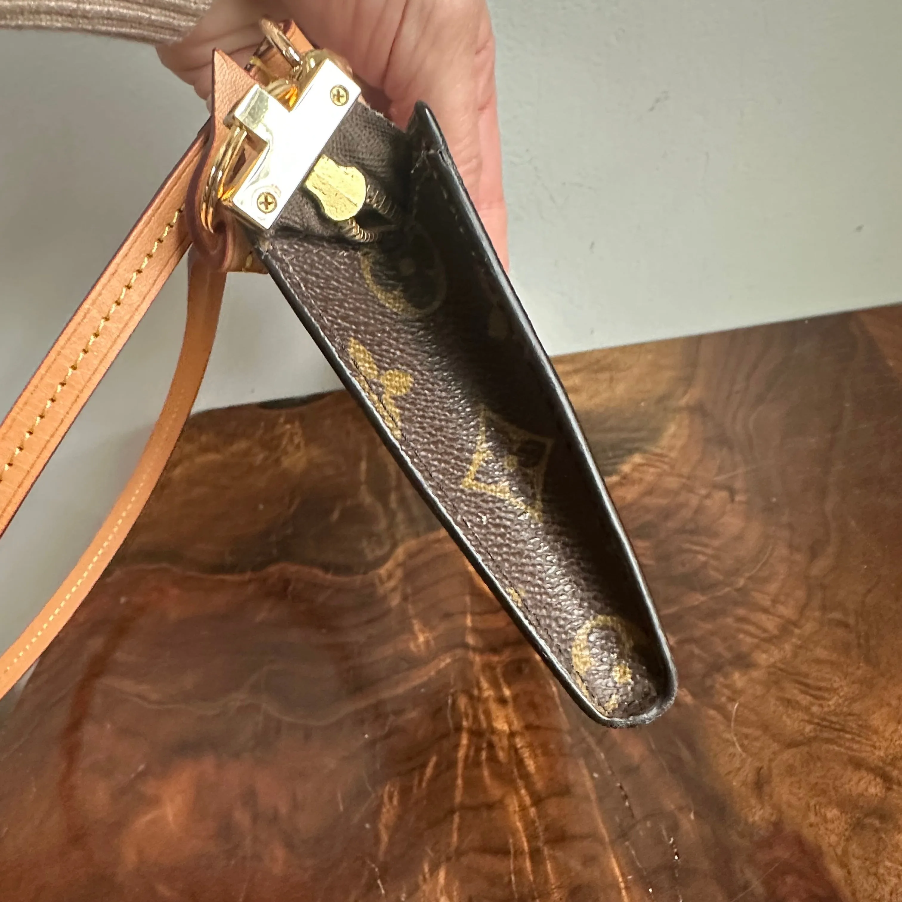 The Junco Wristlet - Vintage LV Monogram
