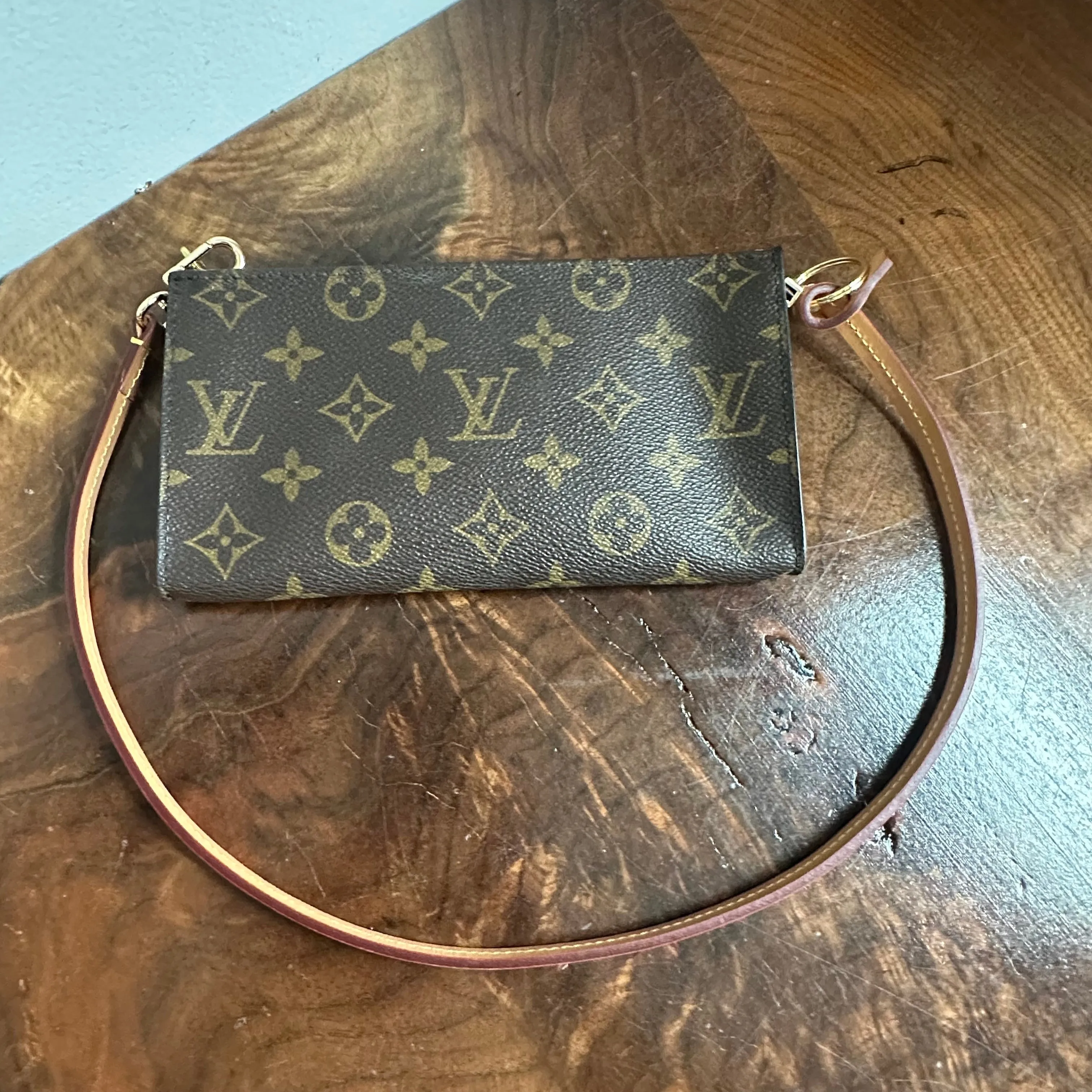 The Junco Wristlet - Vintage LV Monogram
